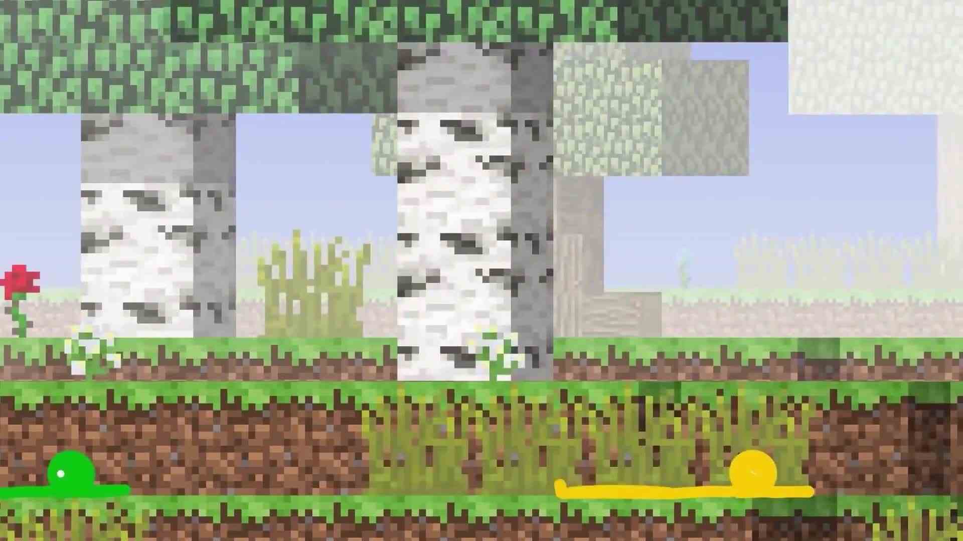 我的世界火柴人想偷海龟蛋，结果被巨型海龟发现了！