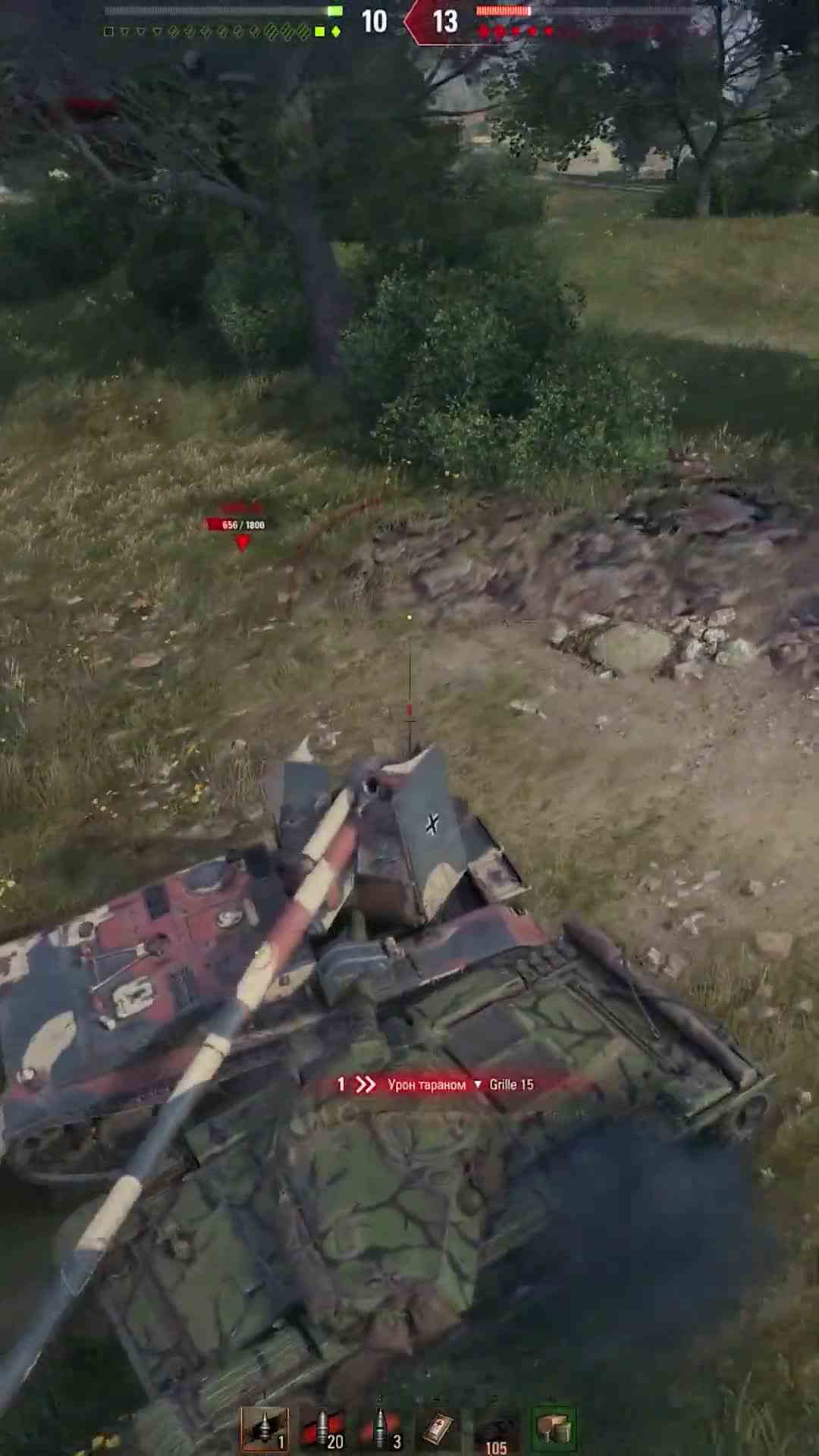 T\-100LT，残局幽灵1V5翻盘