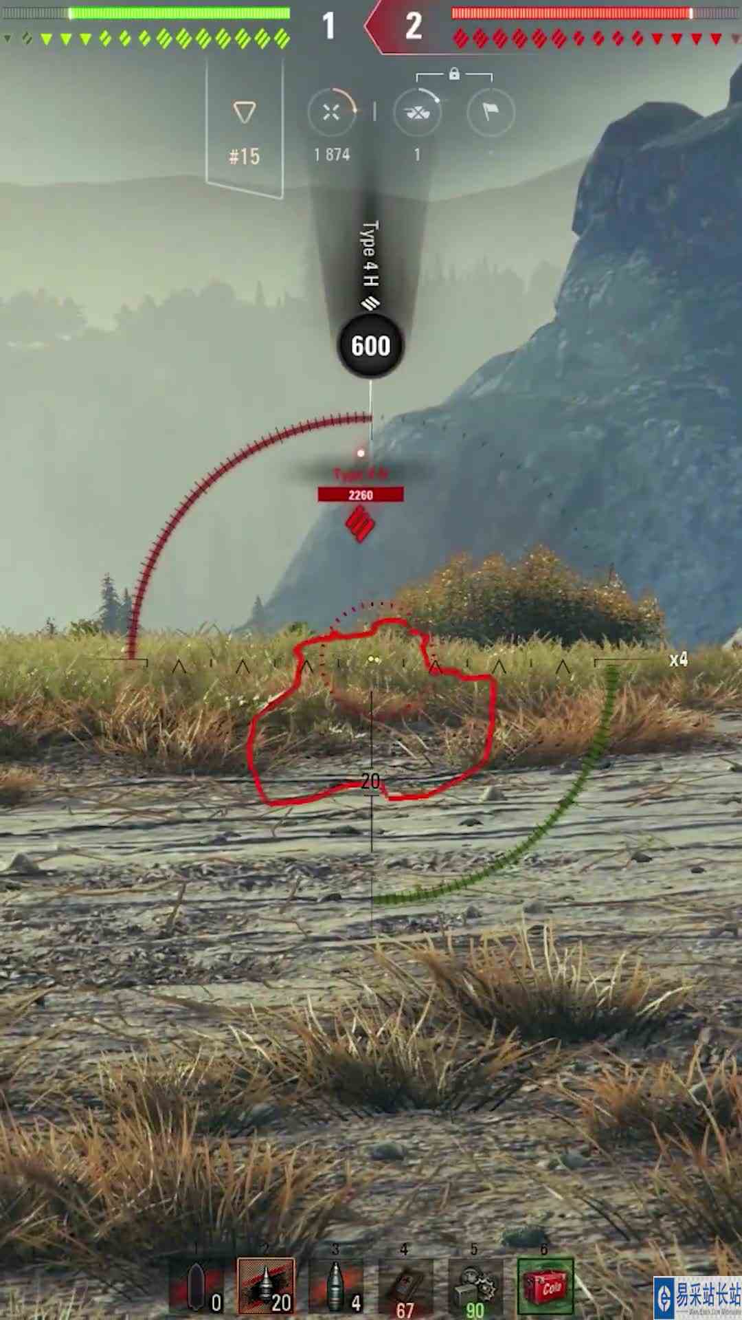 T110E3，375穿深就是这么不讲道理