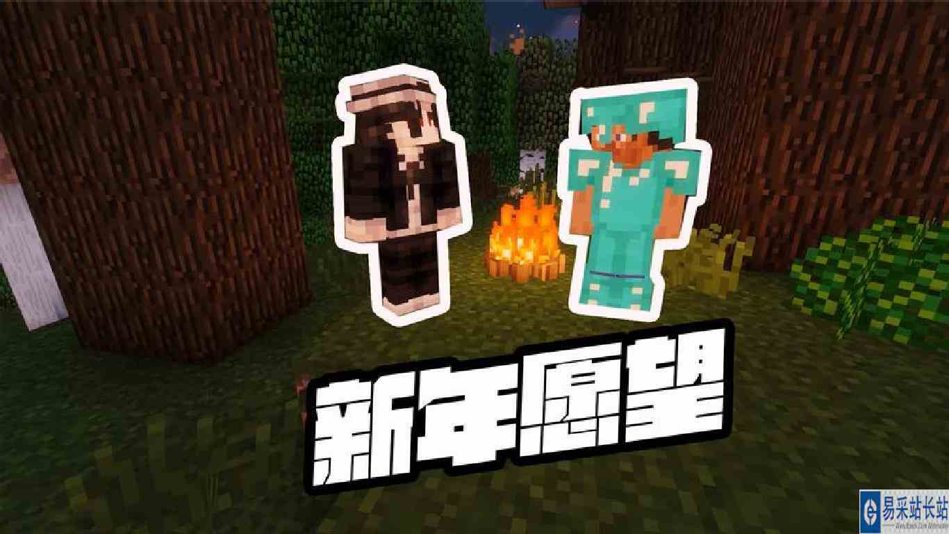 我的世界：野外烤火，黑大炮许愿别再挨饿