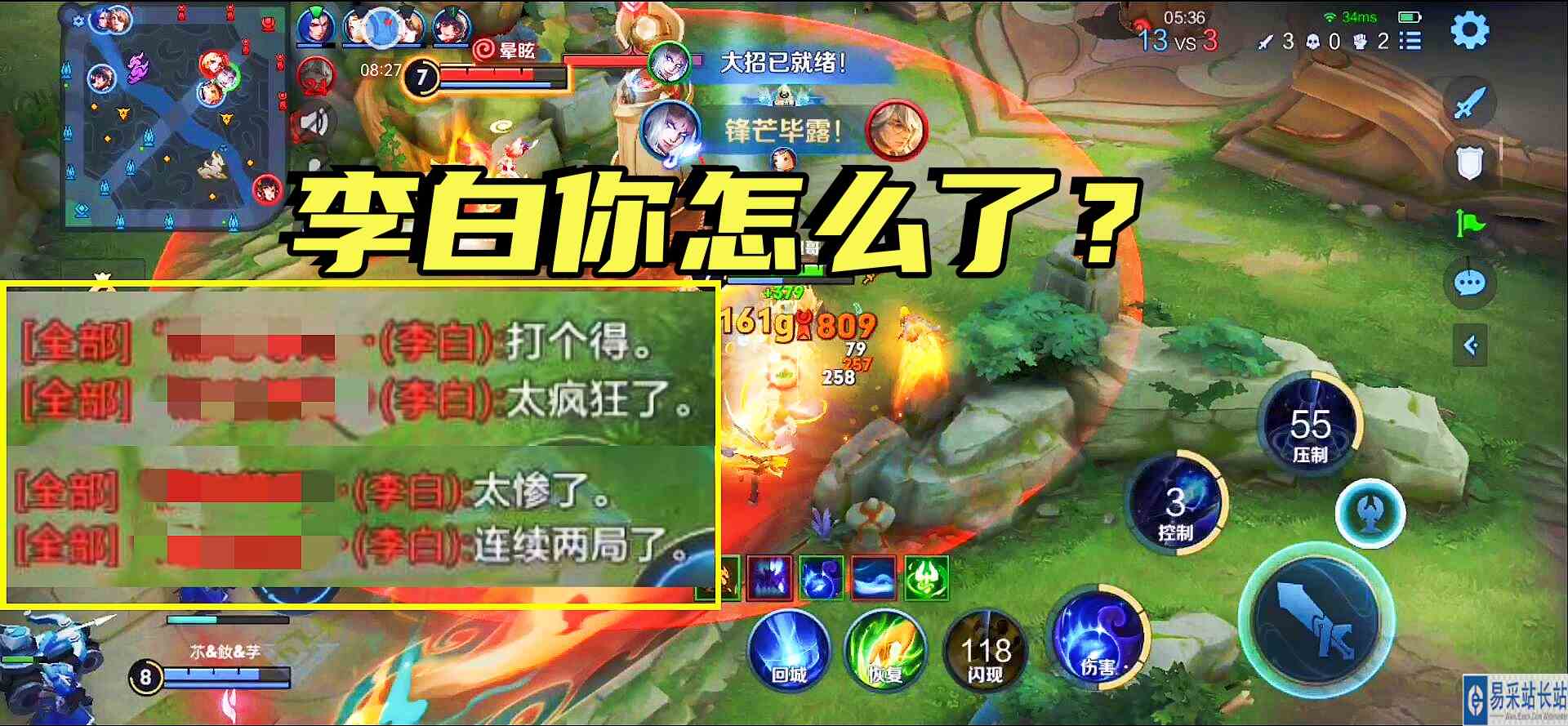 是什么样的阵容，能让对面李白全程哭诉？李白：太惨了，太疯狂了！