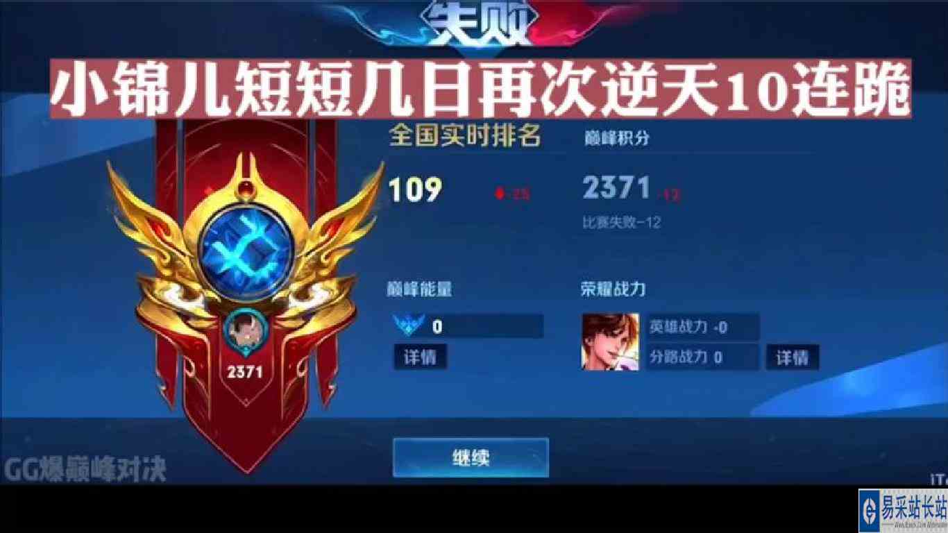 小锦儿短短几日再次逆天10连跪！