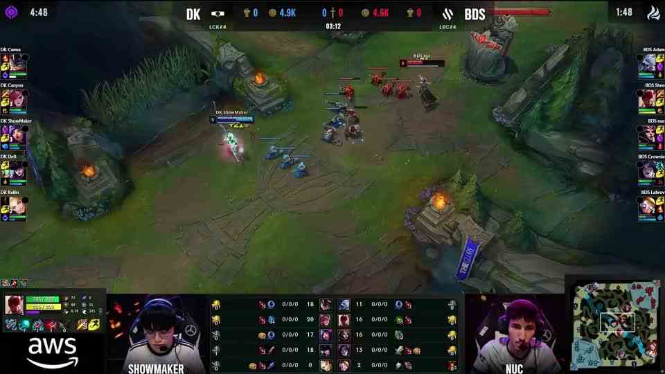 必杀连招！BDS中野配合拉满击杀Showmaker，S13瑞士轮精彩操作