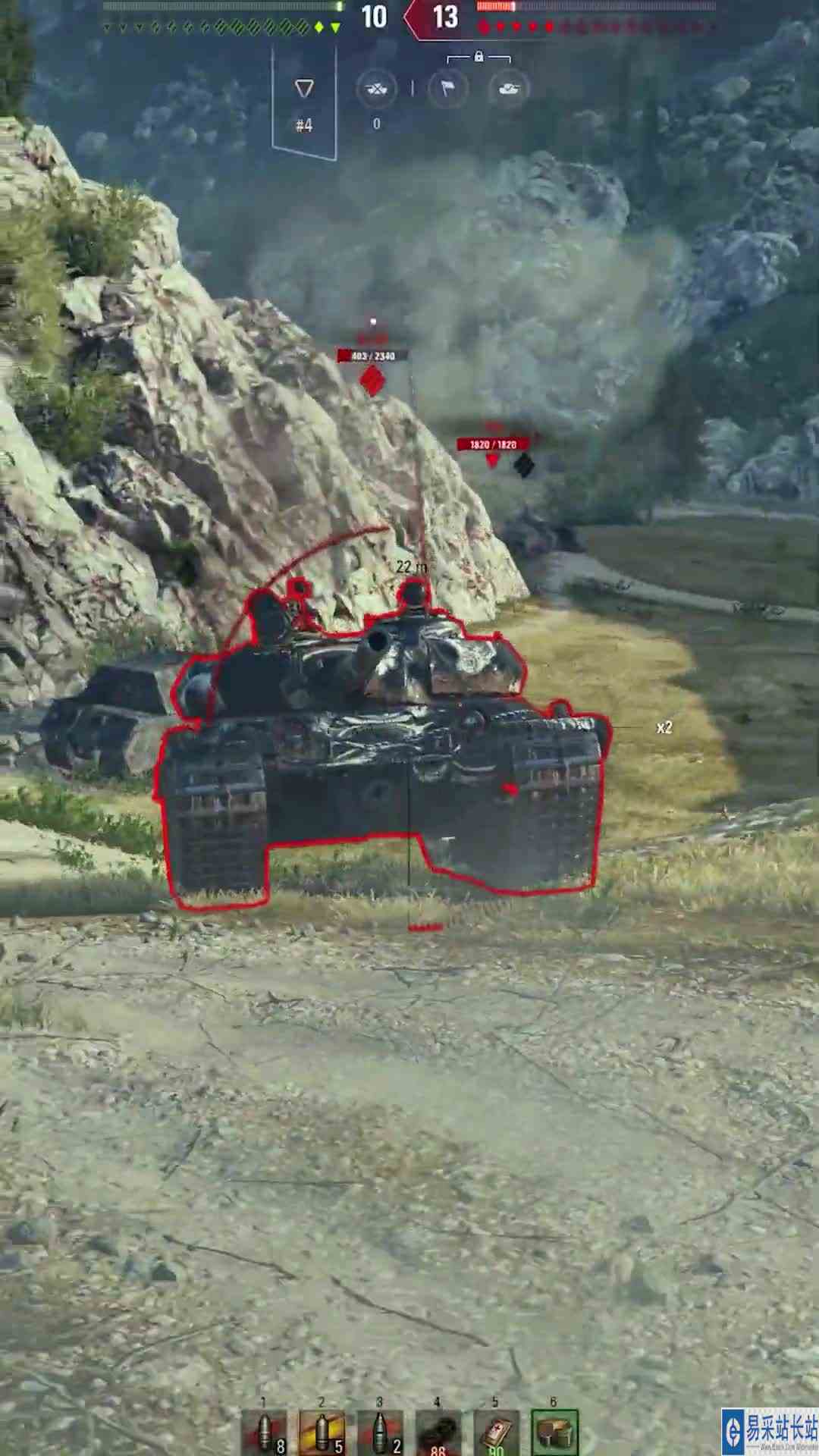 曾经追着中坦跑的268V4，冲就完事了