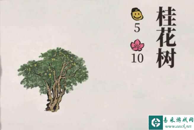 《江南百景图》桂花树作用介绍