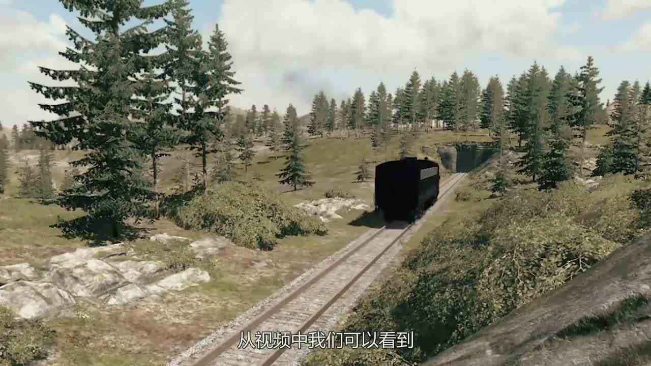 如果在铁轨上安装减速带，会发生什么事情？3D动画模拟火车通过！