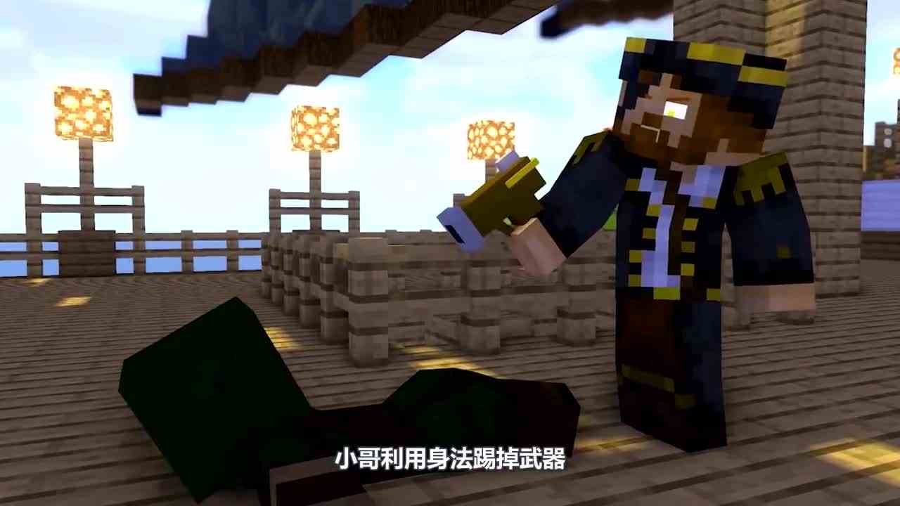 我的世界：最强忍者激战海盗？结果有海盗有机甲护身！