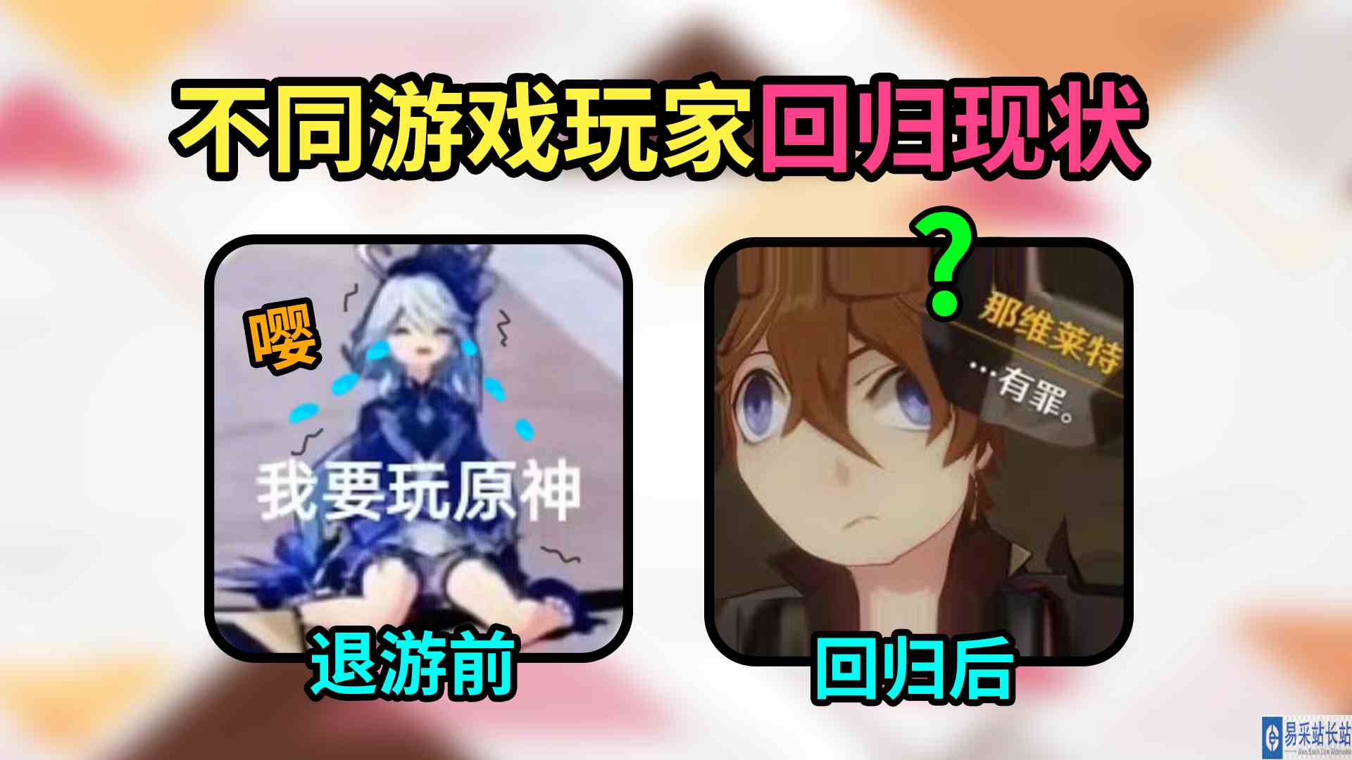 不同游戏玩家回归现状