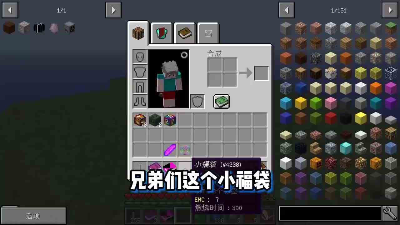 我的世界：开局一个末地烛？如何通关MC！