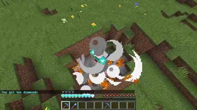 我的世界：开局拥有钻石幸运心？通关MC！