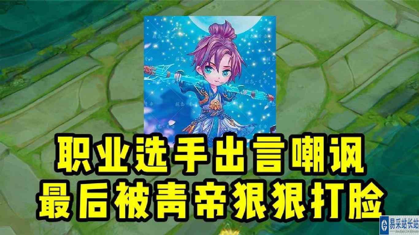 职业选手出言嘲讽，却被青帝狠狠打脸！
