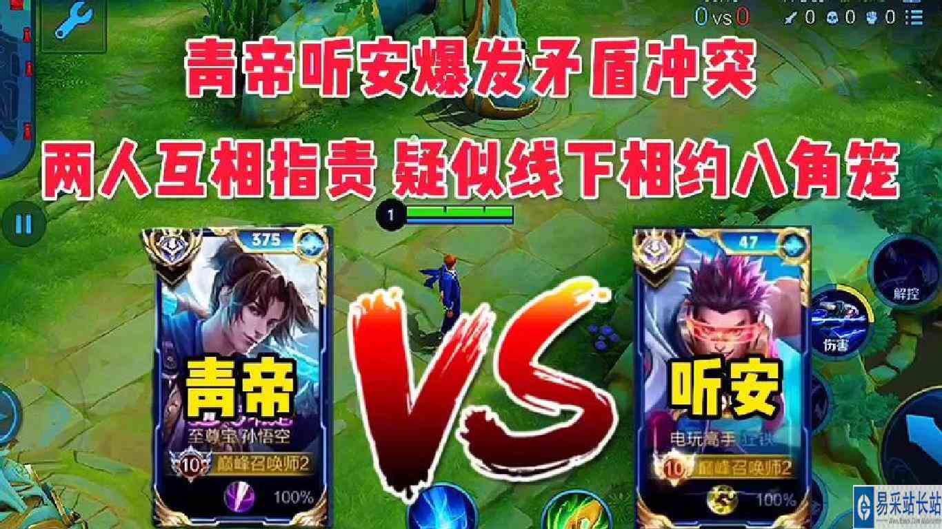 青帝听安爆发矛盾冲突，因一波失误互相指责疑似线下相约八角笼！