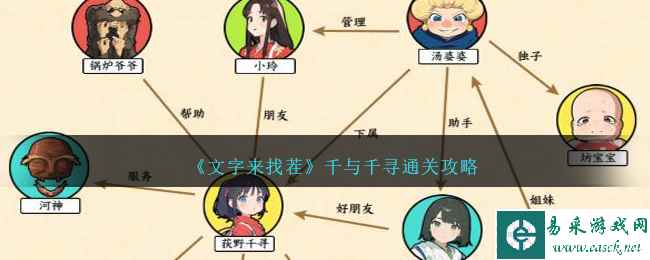 《文字来找茬》千与千寻通关攻略