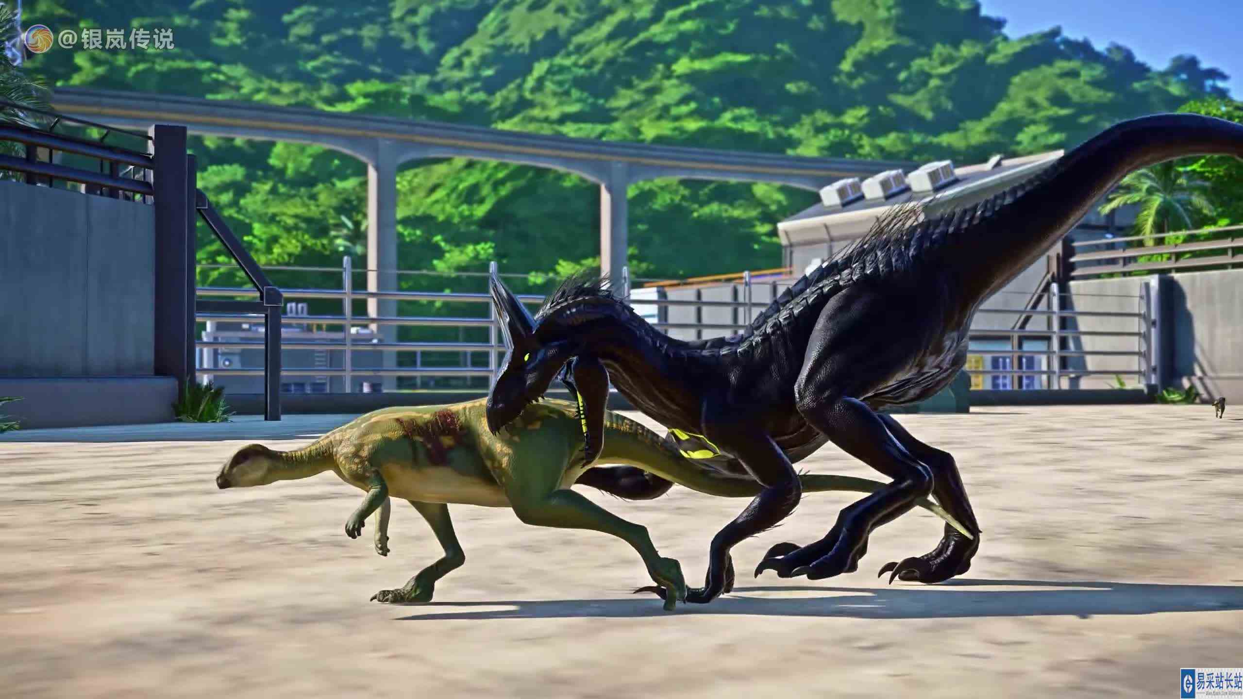 霸王龙 VS 鲨鱼王 ~ 侏罗纪世界进化 #游戏新星扶持计划 