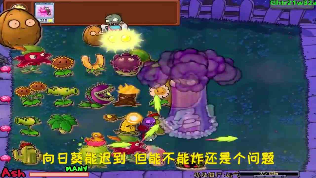 植物大战僵尸：我是僵尸：全随机？三颗向日葵的局能过吗？