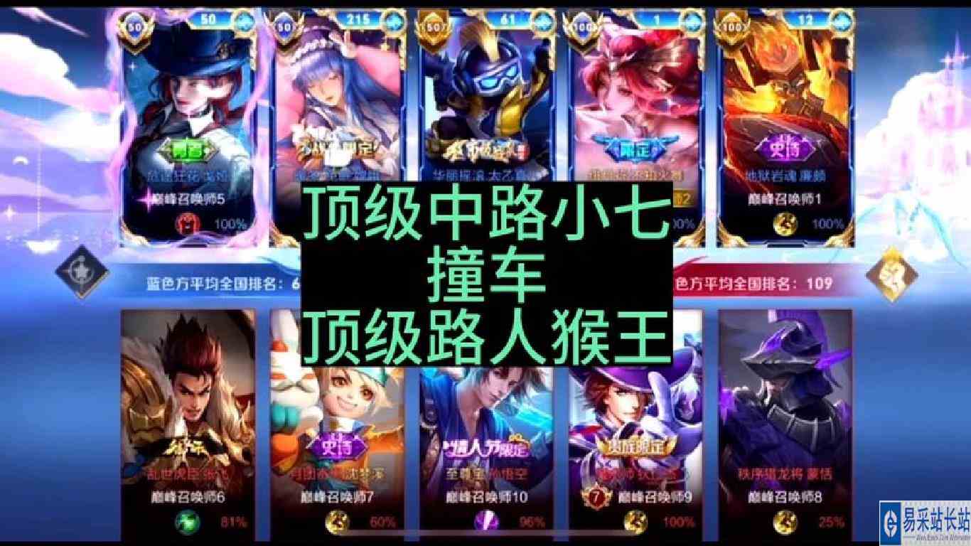 顶级中路小七再次撞车路人顶级猴王 #国服猴子 #国服不知火舞