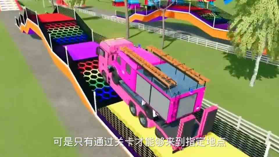 第53集：儿童视频汽车模拟游戏欧洲卡车模拟汽车动画游戏