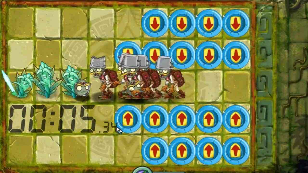 植物大战僵尸：蓝卡与金卡的近战之王争夺赛，蓝卡也能吊打金卡？