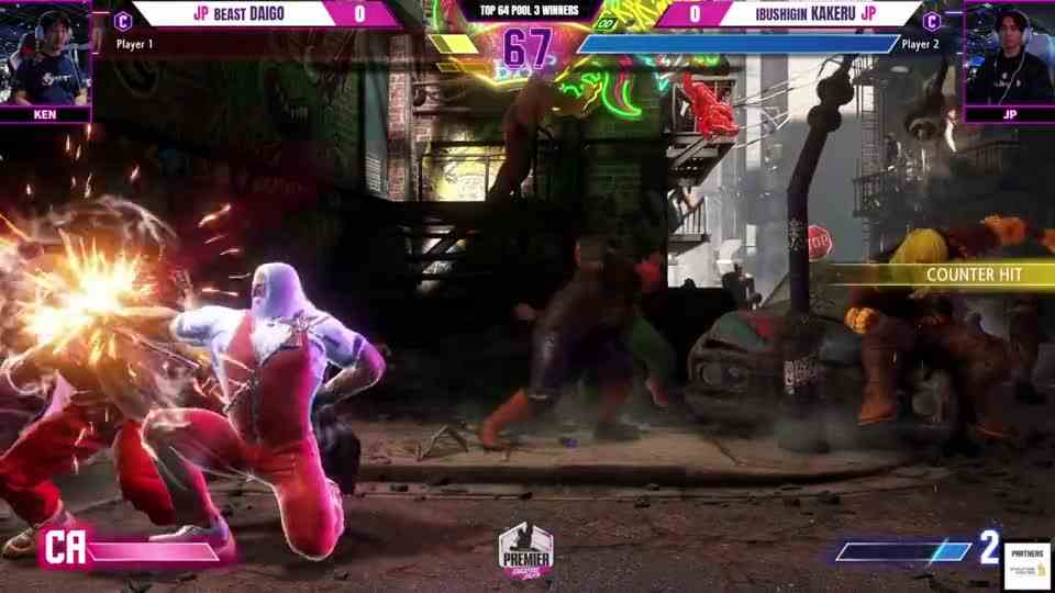 街霸6：年龄跨度18岁的对决，44岁梅原对战26岁晚辈翔