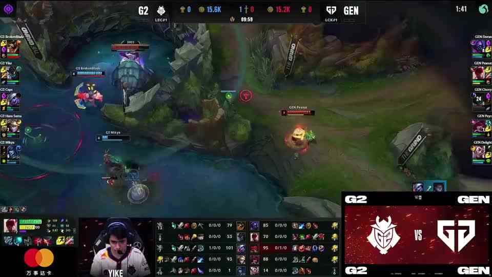 梦回巅峰！Caps小炮预判大招单杀Chovy塞拉斯，S13瑞士轮精彩操作