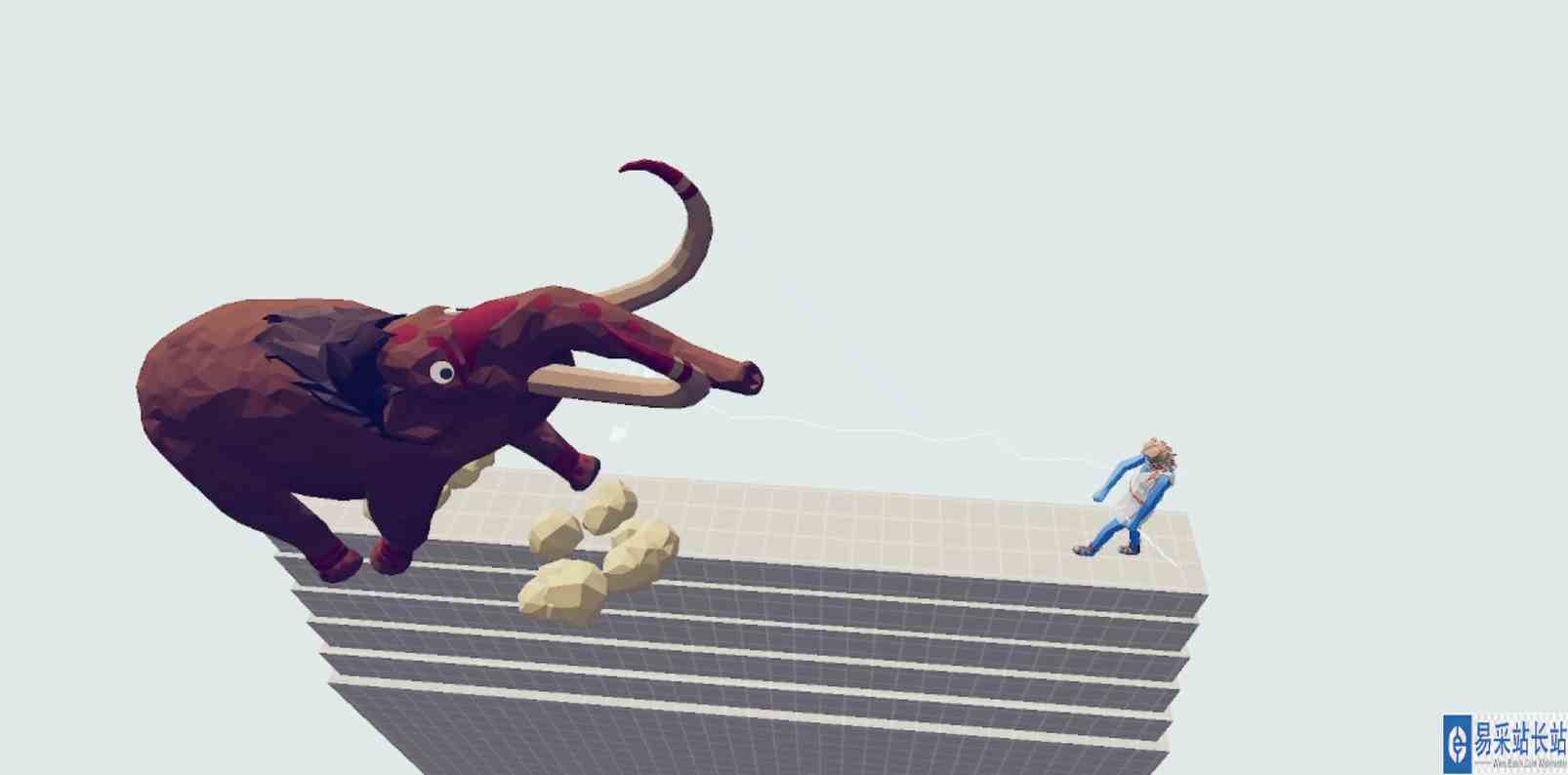 全面战争模拟器：谁是悬崖单挑之王，象哥威武