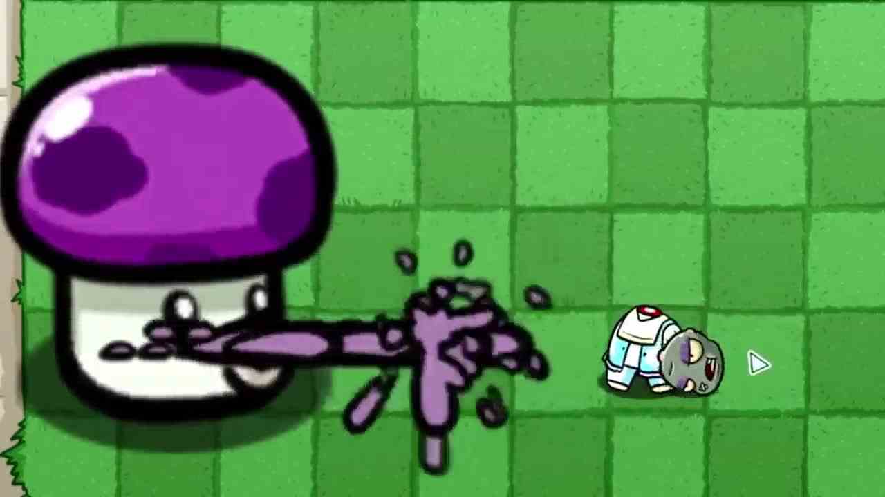 植物大战僵尸：巨型暴走小喷菇，与暴走机甲僵王博士！谁能赢？