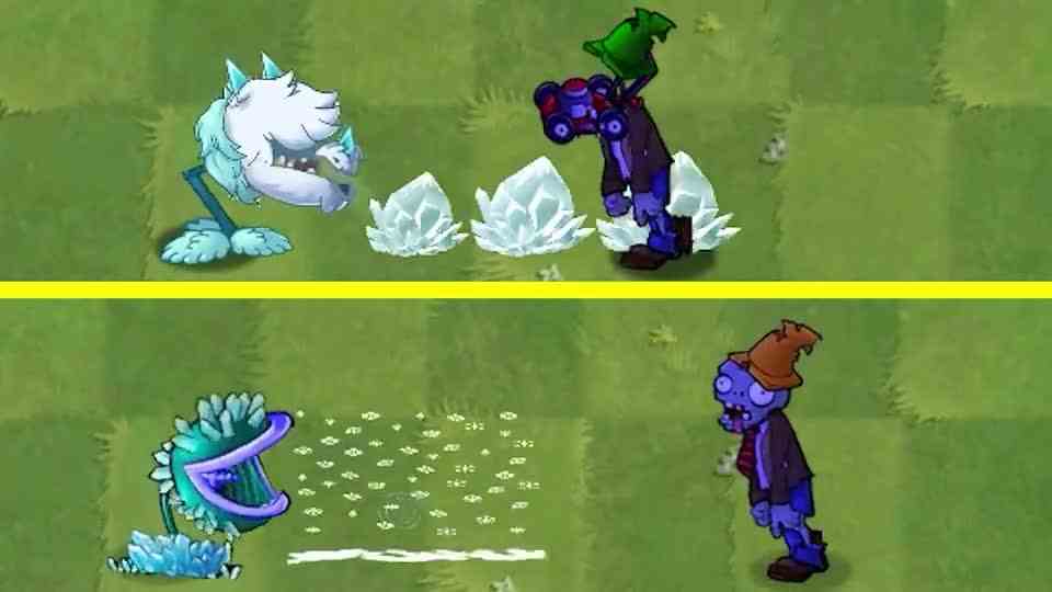 植物大战僵尸：寒冰植物大嘴花和冰龙草，区别在哪？