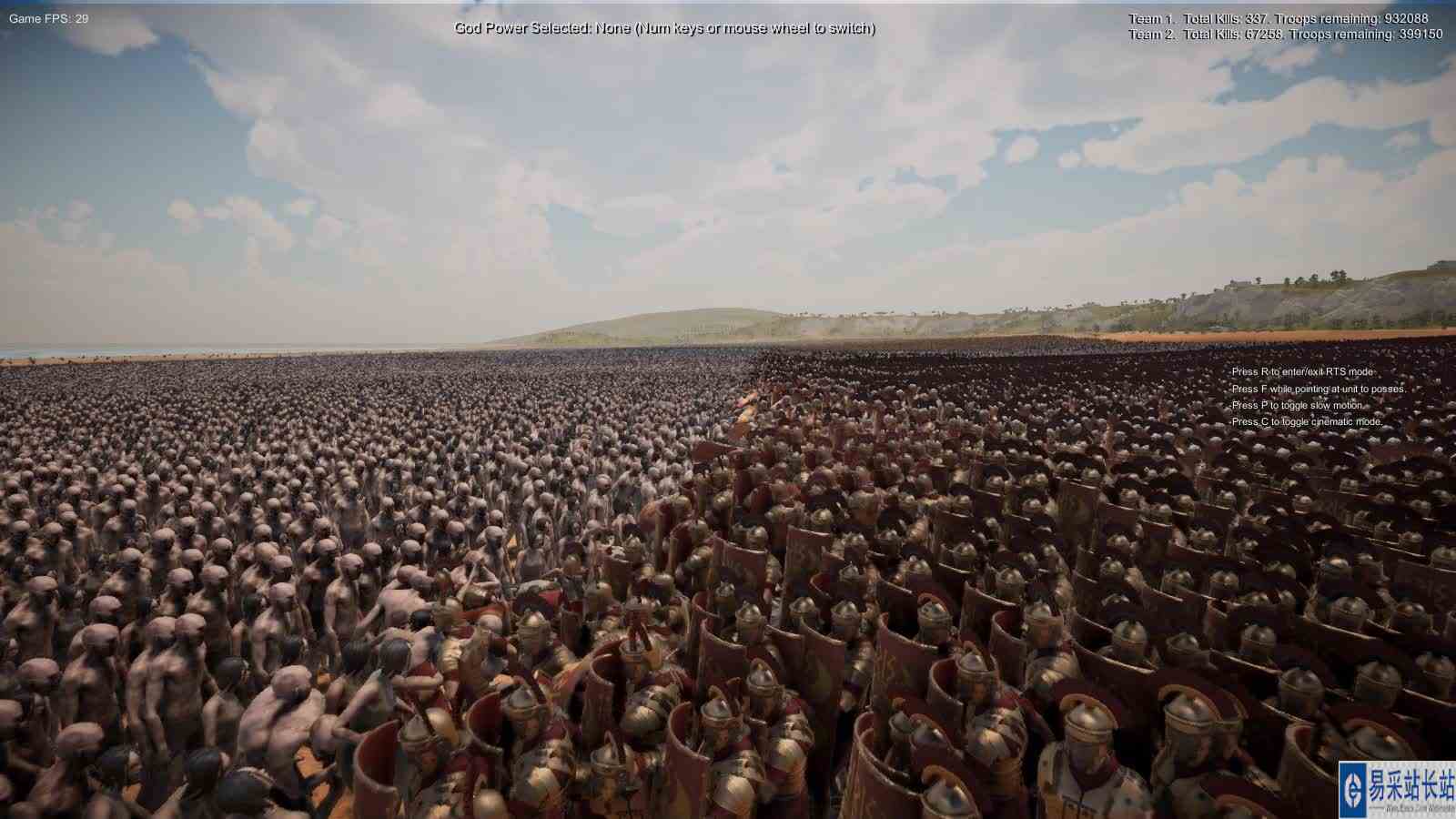 史诗战争模拟器2：百万丧尸冲锋，40万名罗马将军能否抵挡