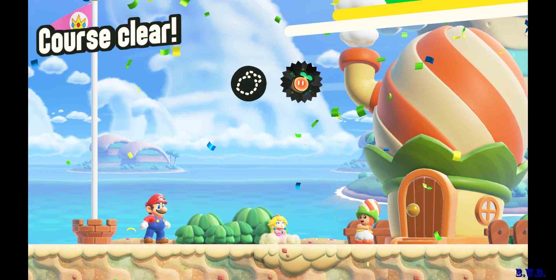 超级马里奥兄弟惊奇双人联机EP04\-海底世界惊现超超超大号食人鱼