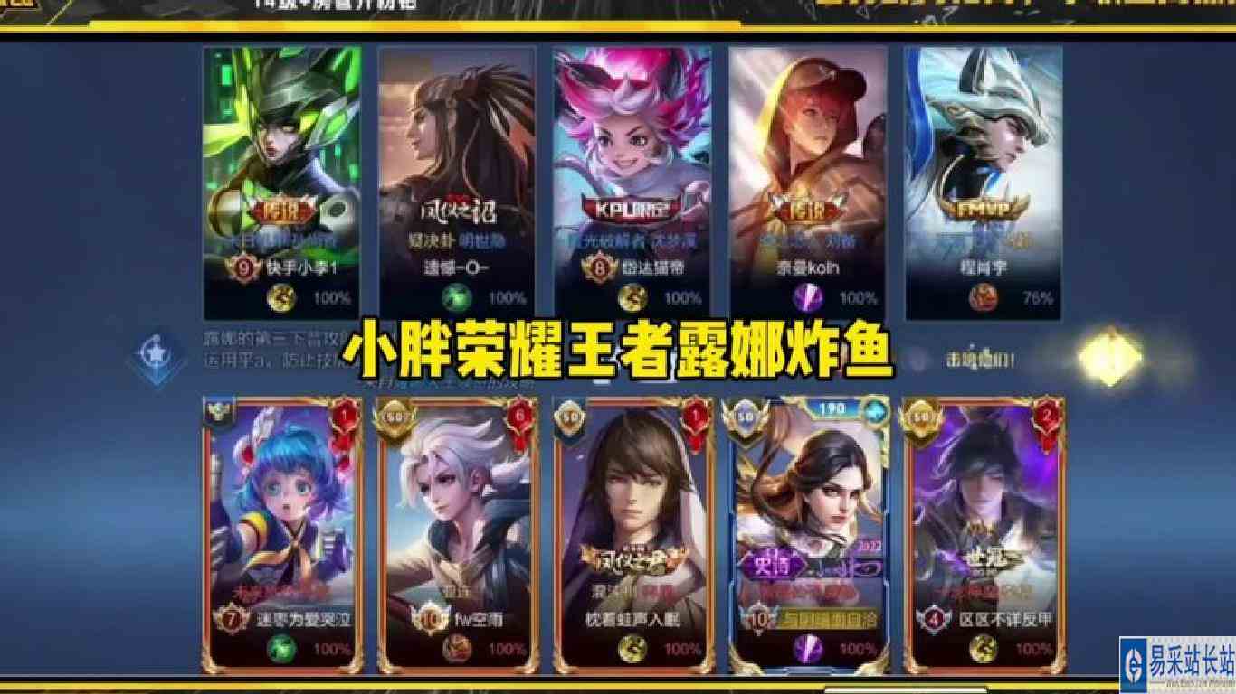 小胖荣耀王者露娜带飞全场，感受职业的思路和节奏#狼队小胖