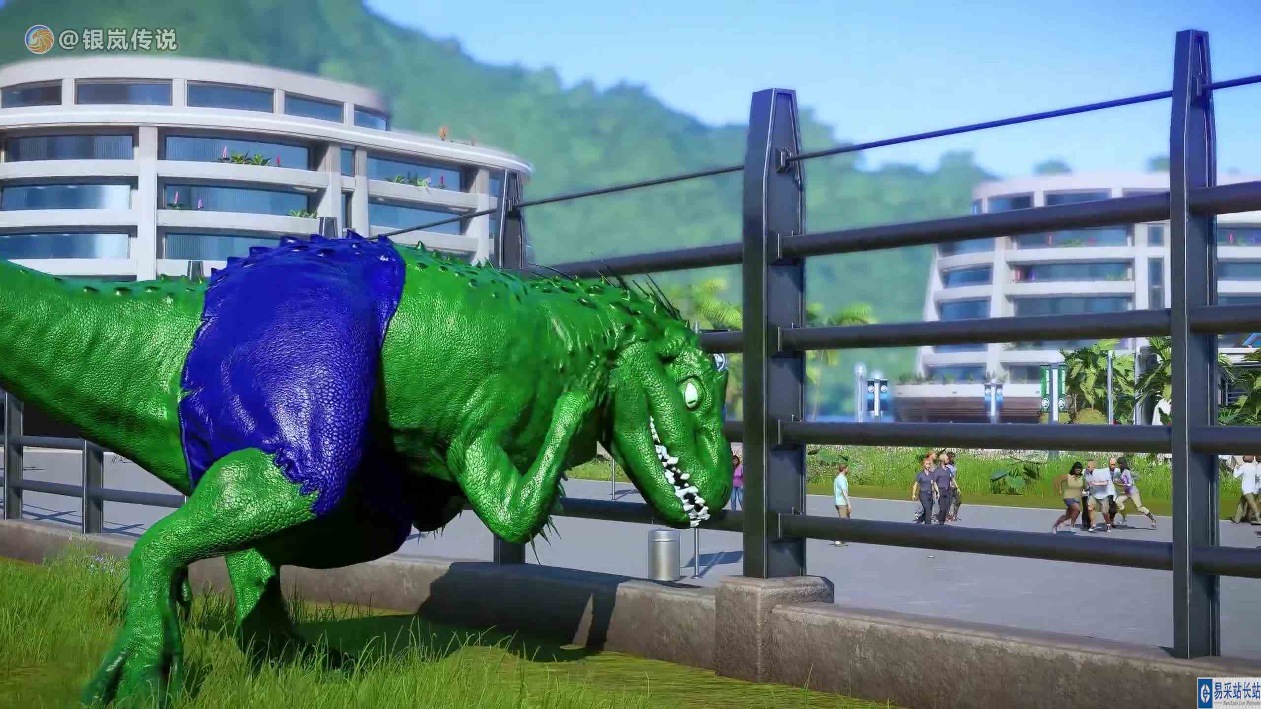 巨魔狂暴龙 VS 霸王龙、鲨鱼王 ~ 侏罗纪世纪进化 #游戏新星扶持计划 