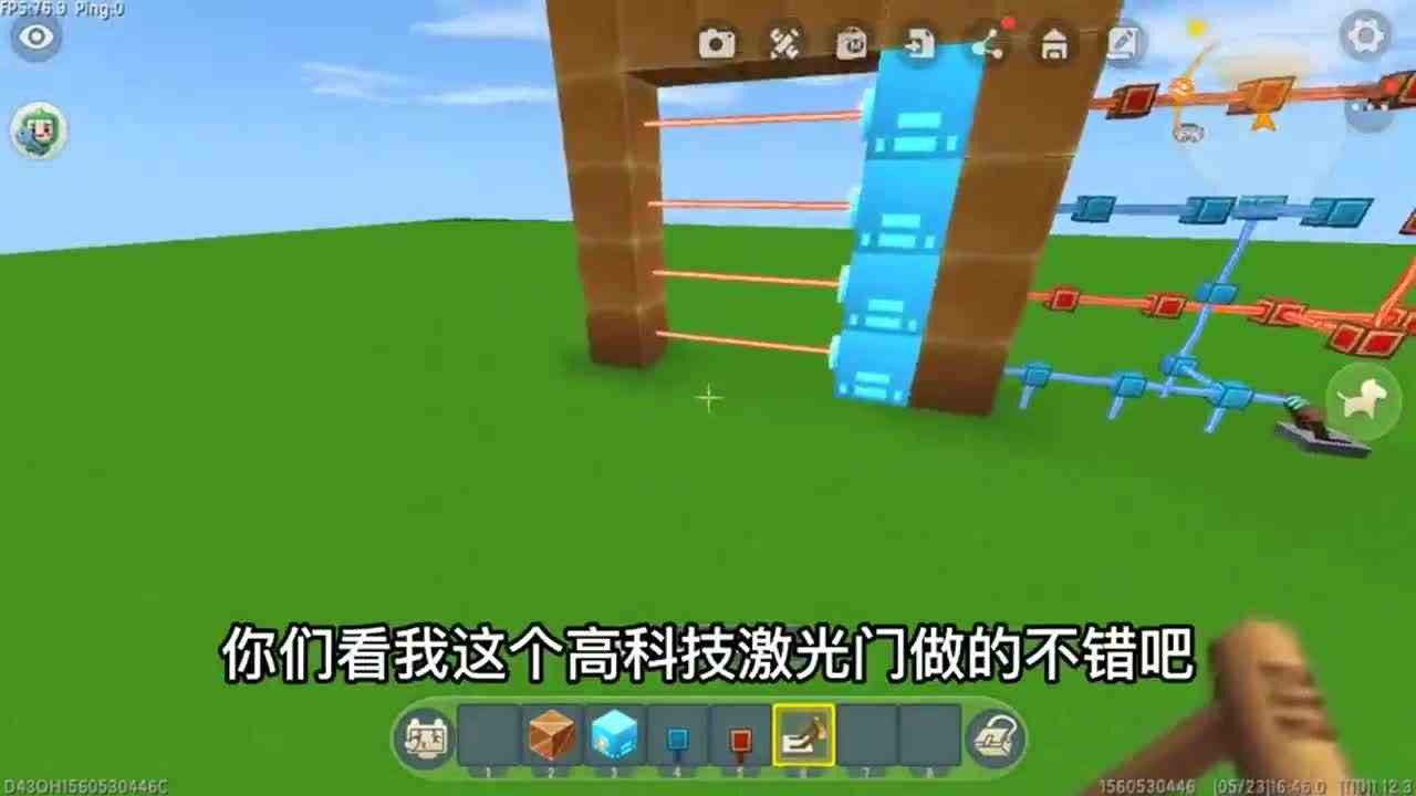 迷你世界：不同年龄制作门的区别，3岁做激光门，12岁做岩浆门