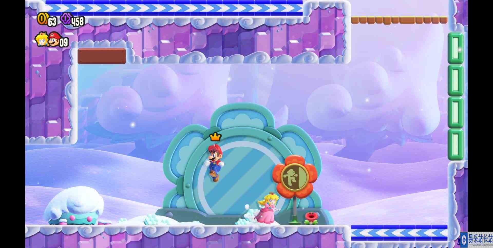 超级马里奥兄弟惊奇双人联机EP05\-暴风雪世界滚雪球滚出天际