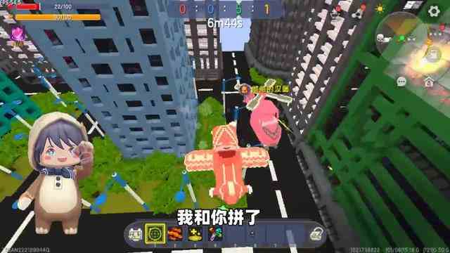 迷你世界：城市飞机大作战！汉堡的直升机，被我的战斗机碾压！