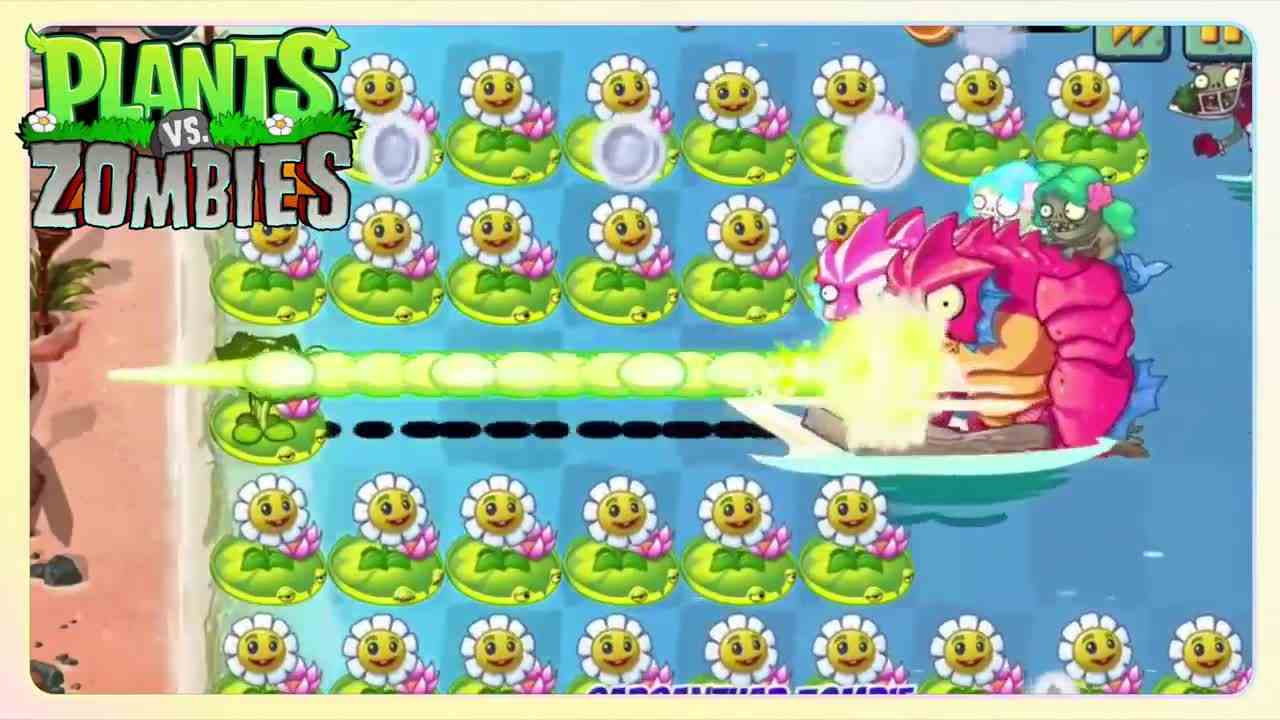 植物大战僵尸：海洋世界的巨型BOSS是在赶路吧，全部直接带走？