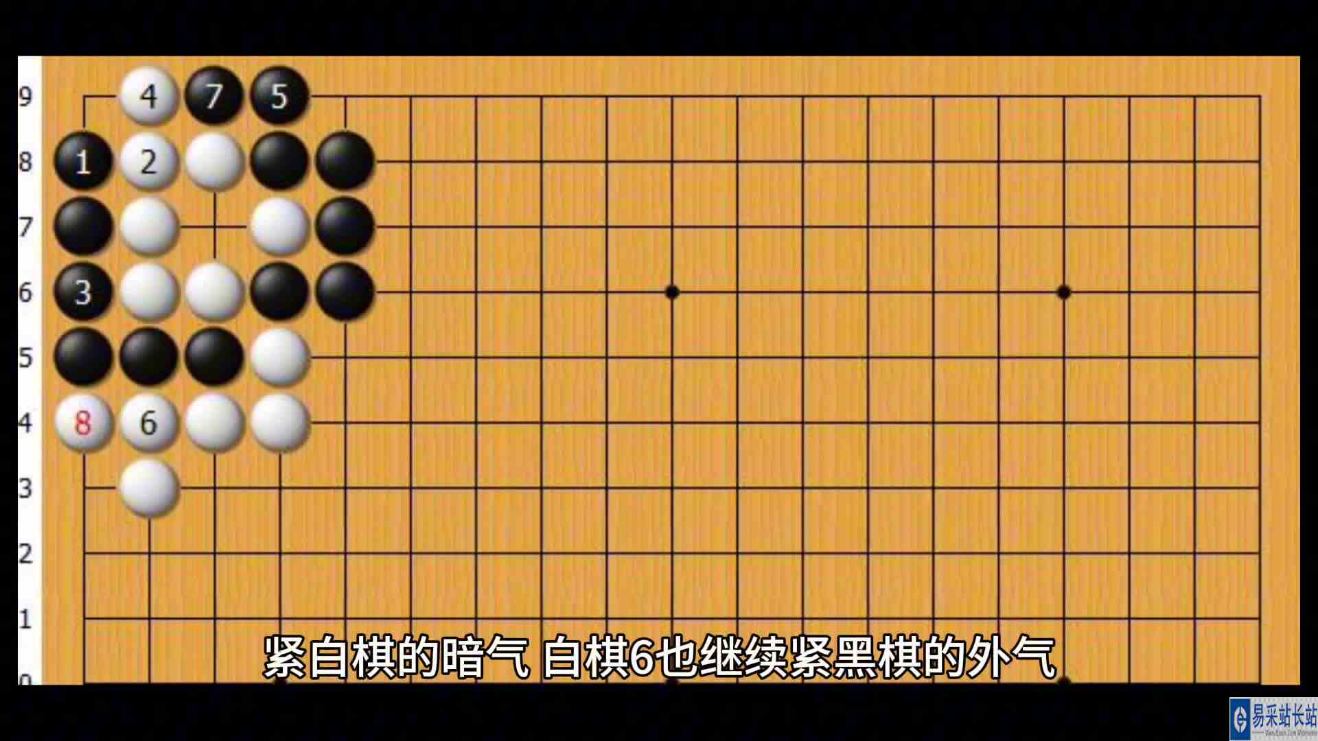  黑棋抓住白棋棋形的缺陷，利用手筋挤，使黑棋将白棋的棋筋提吃掉