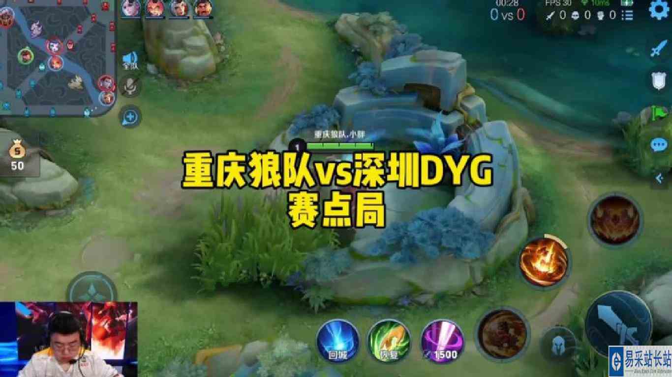 重庆狼队对战深圳DYG，狼队让二追二来到赛点局