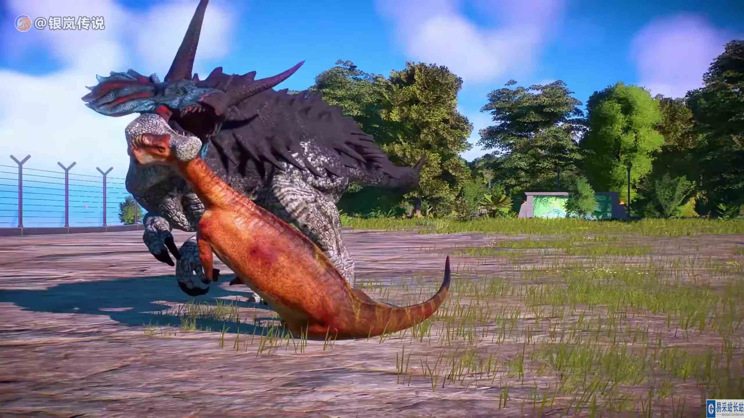 终极龙 VS 镰刀龙、野蛮盗龙 ~ 侏罗纪世纪进化 #游戏新星扶持计划 