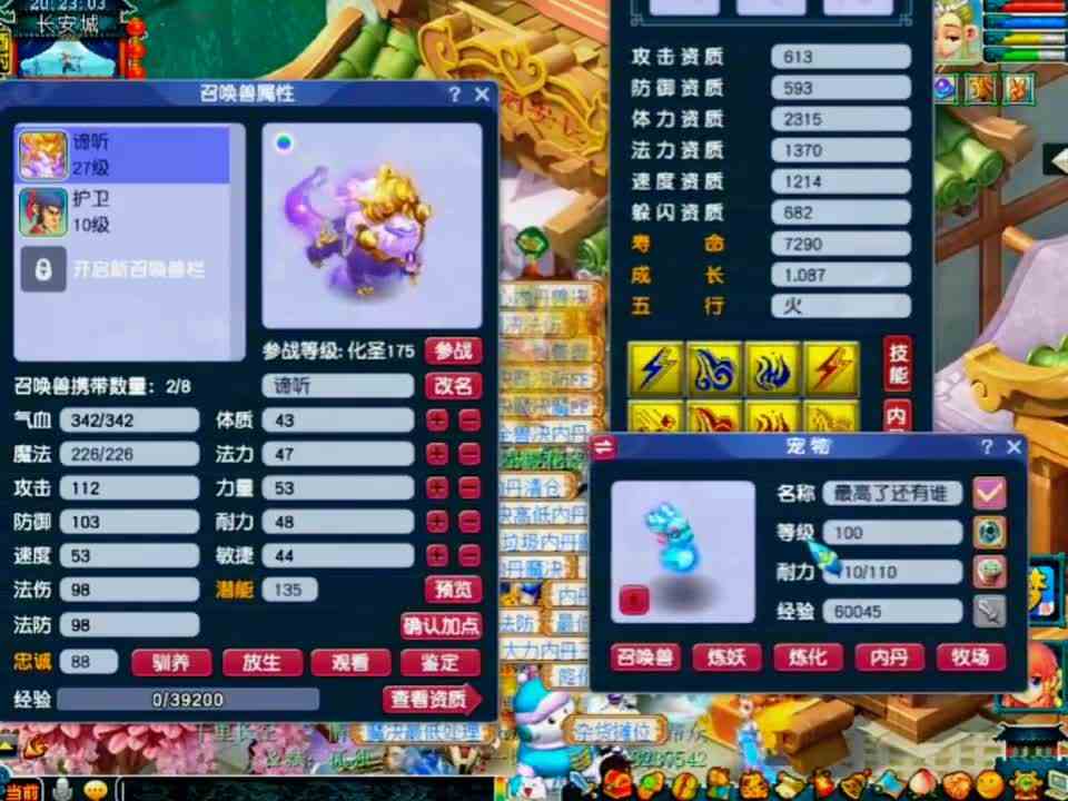 梦幻西游：价值七万多的谛听打书冲刺一下