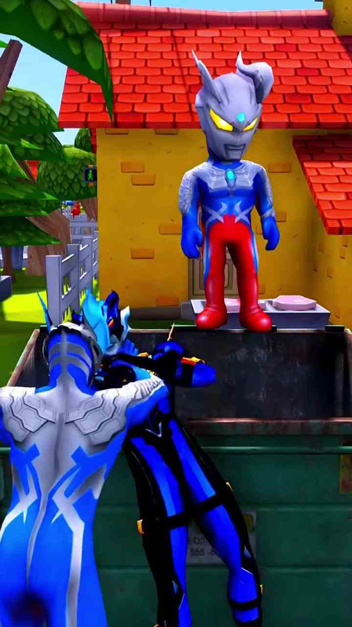 贝利亚被丢进了垃圾桶 #奥特曼 