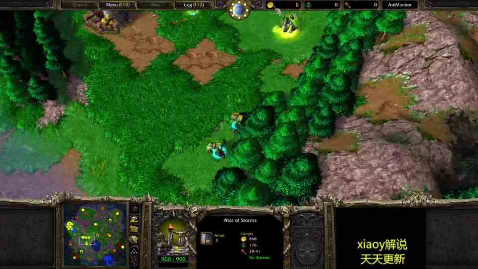 剑圣加34攻击力遇到1200血dk魔兽争霸xiaoy解说lynLabyRinth