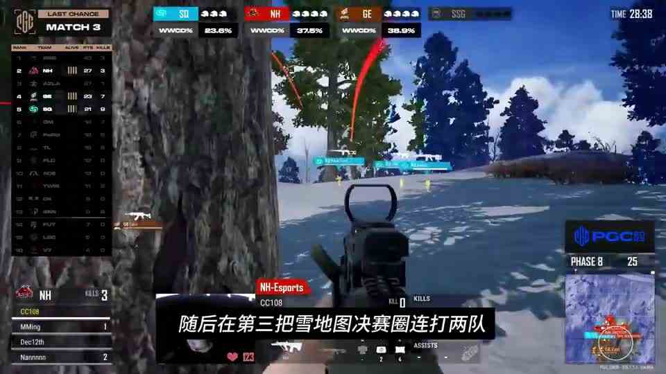 PGC突围赛第一天打完，NH单日51分，天禄与pero处境尴尬！