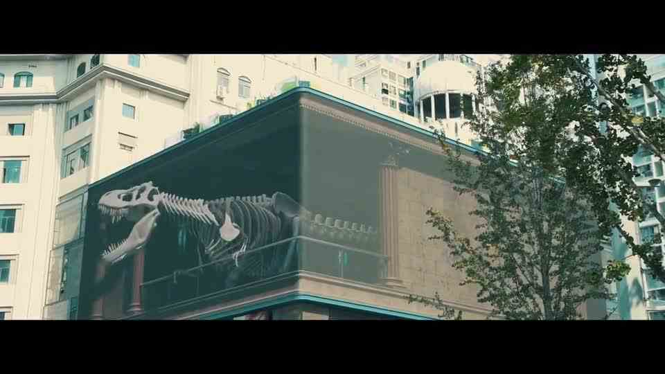 城市3D显示，虚拟与现实