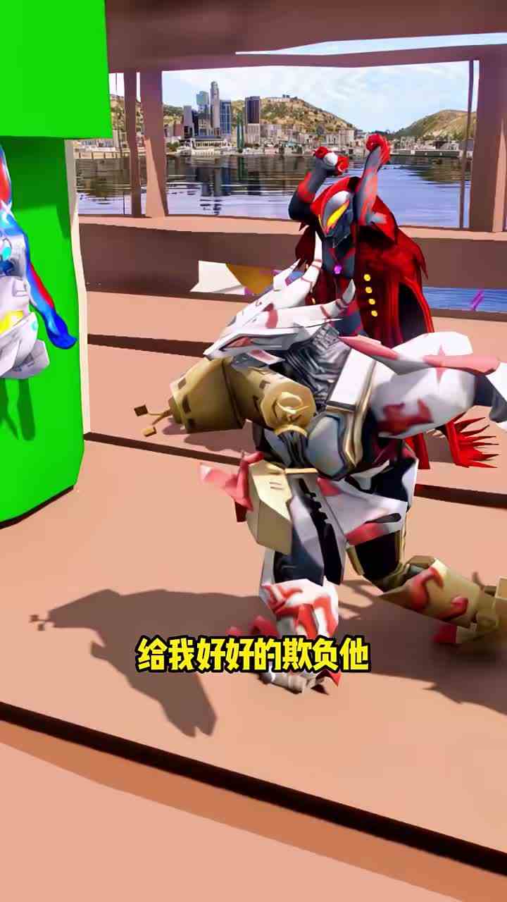 小赛罗被贝利亚抓走了 #奥特曼 