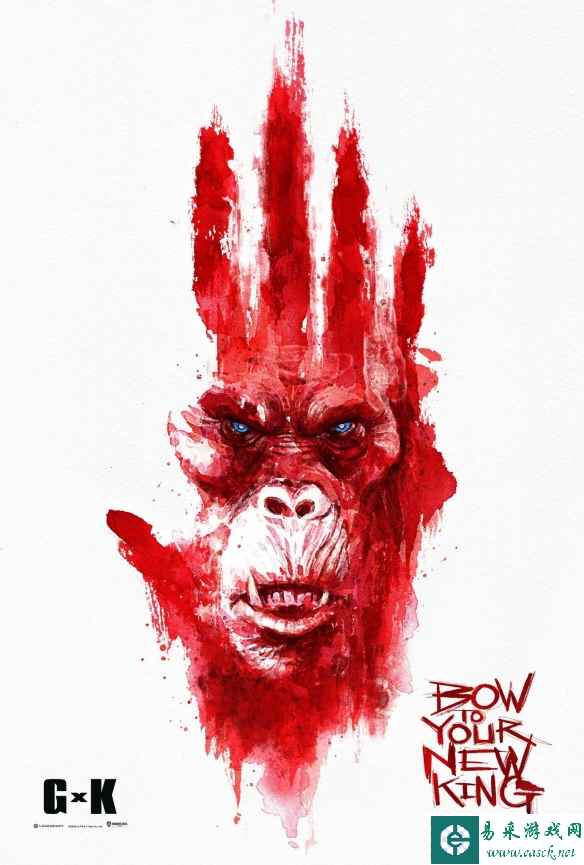 “怪兽宇宙”新片《哥斯拉大战金刚2》首曝海报！