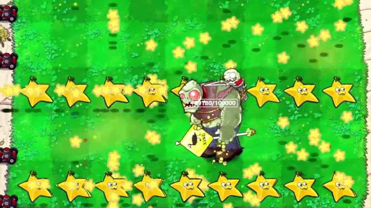 植物大战僵尸：谁能战胜10万血量红眼僵尸？坚果墙暴走了！