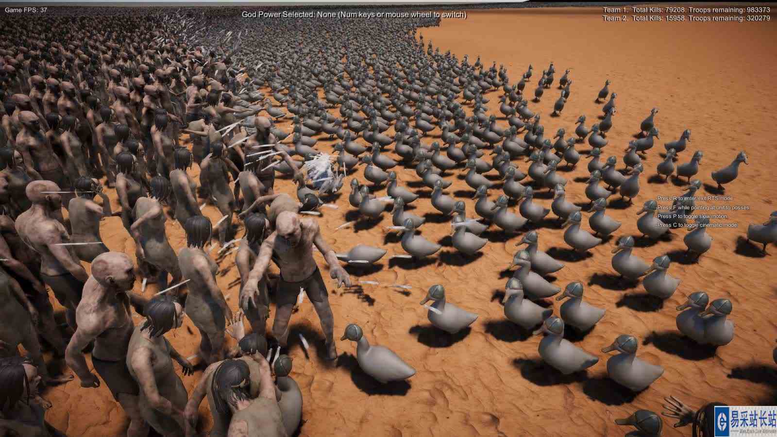 史诗战争模拟器2：百万丧尸冲锋，40万只战斗鸭能否抵挡？
