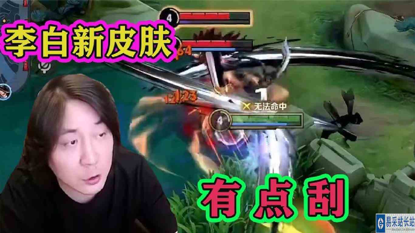 张大仙试用李白世冠新皮肤，水墨风格太浓厚，就是李白有点刮