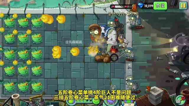 植物大战僵尸：卷心菜详细测评！人人都能5阶的质变植物！