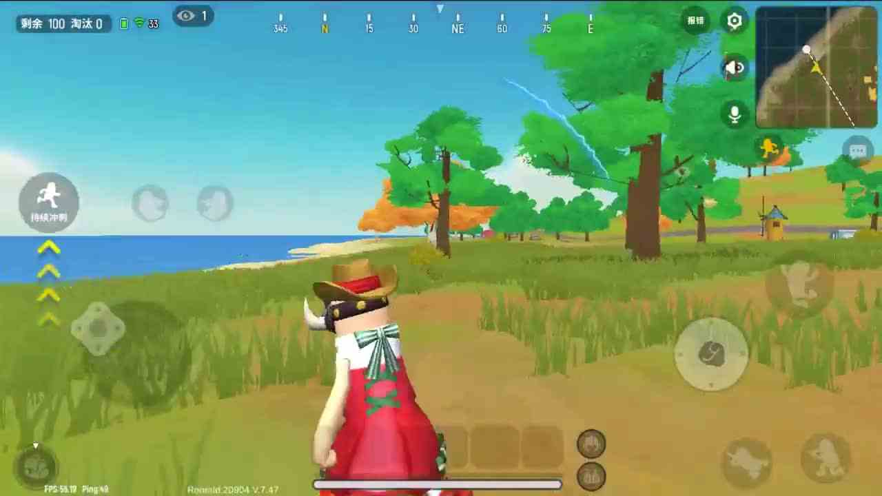 香肠派对：香肠岛近战模式，开局被4人追着打，是时候反击了！